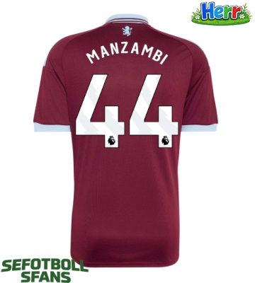 Aston Villa Johan Manzambi #44 Hemmatröja 2026-27 Kortärmad